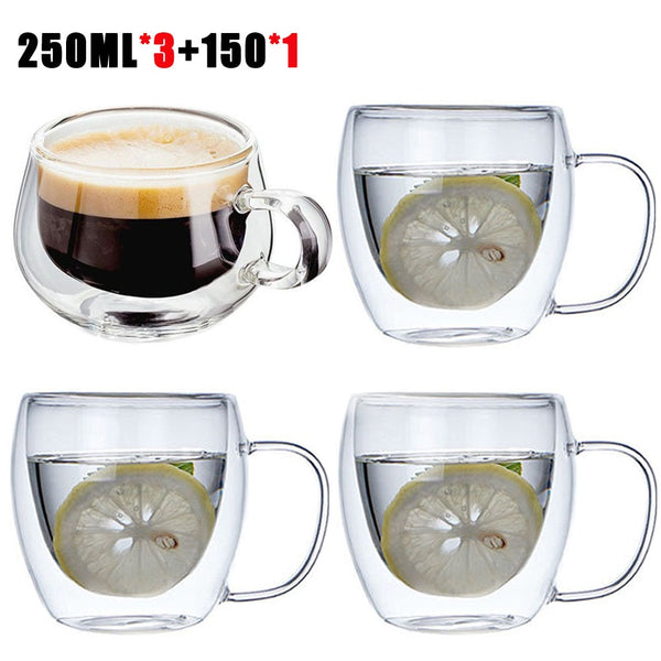 Transparent glass coffee cup - Chefs Kitchen Basics