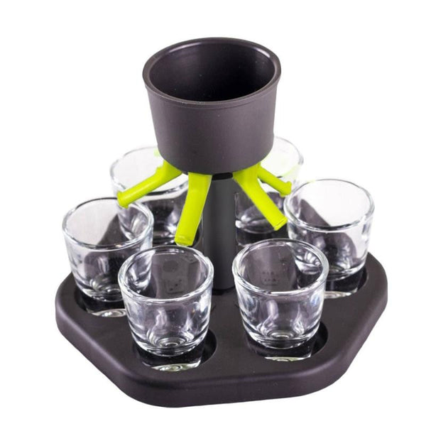 6 Shot Glass Games Dispenser - Chefs Kitchen Basics