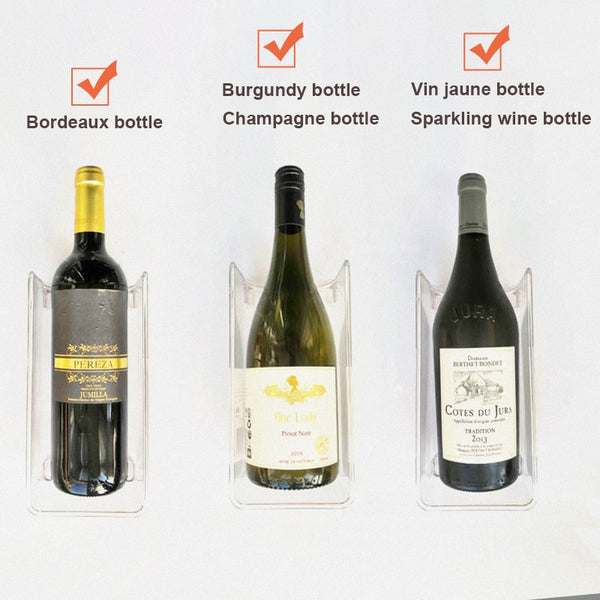 1/2/4Pcs Stackable Wine Rack