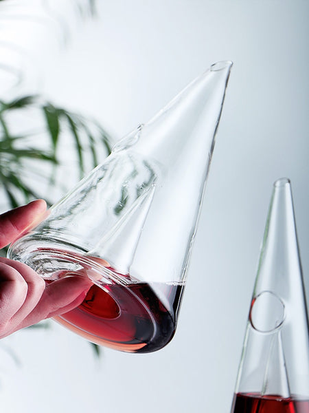 Wine Decanter Handmade Pyramid Decanter