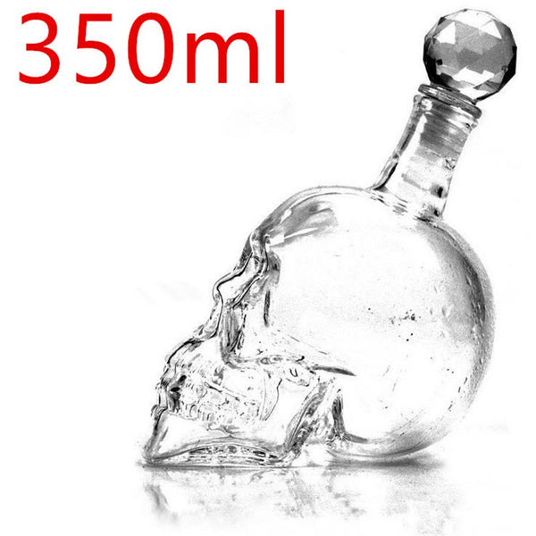 Creative Skull Glass Spirits Bottle Cups - Chefs Kitchen Basics