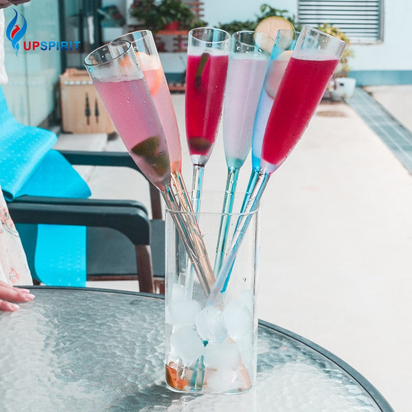 6pcs Plastic Champagne Cocktail Cup
