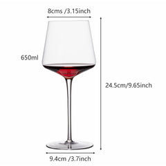 2pcs Goblet Wine Glass Kitchen Utensils Water Grap Champagne Glasses Bordeaux Wedding Party Birthday Gift Lead-Free Champagne - Chefs Kitchen Basics