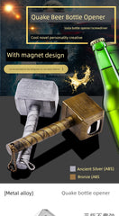 Creative Quake Magnetic Beer Bottle Opener Retro Hammer Soda Bottle Opener Screwdriver Fun Wine Opener