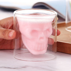 Double wall glass skull cup - Chefs Kitchen Basics