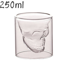 Double wall glass skull cup - Chefs Kitchen Basics