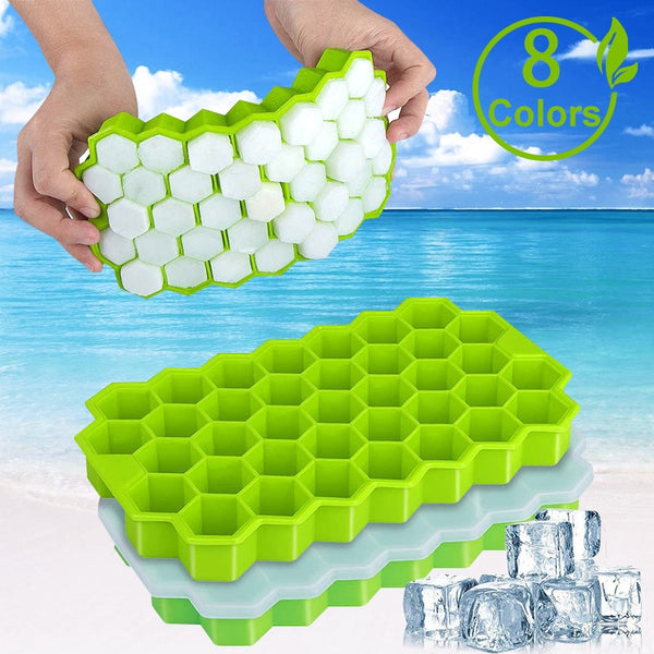 SILIKOLOVE Honeycomb Ice Cube Trays - Chefs Kitchen Basics