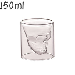 Double wall glass skull cup - Chefs Kitchen Basics