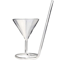 Screw Spiral Straw Cocktail Glass - Chefs Kitchen Basics