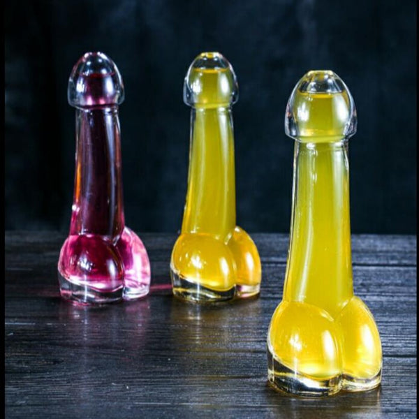 Transparent Novelty wine glass (Male) - Chefs Kitchen Basics