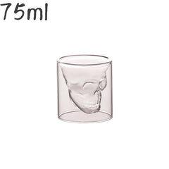 Double wall glass skull cup - Chefs Kitchen Basics